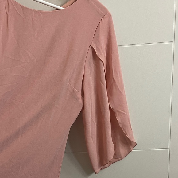 Grace Karin Soft Pink Long Sleeve Dress - Picture 3 of 4